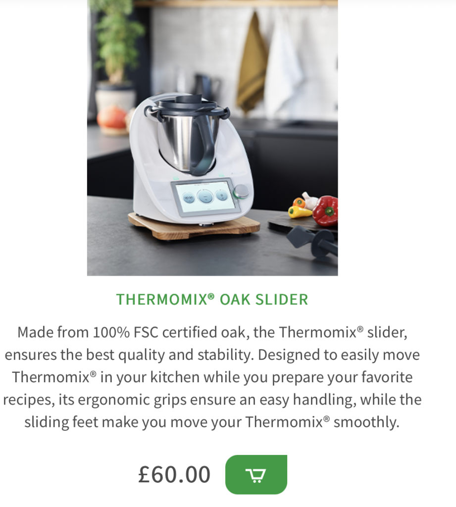 Thermomix Oak slider