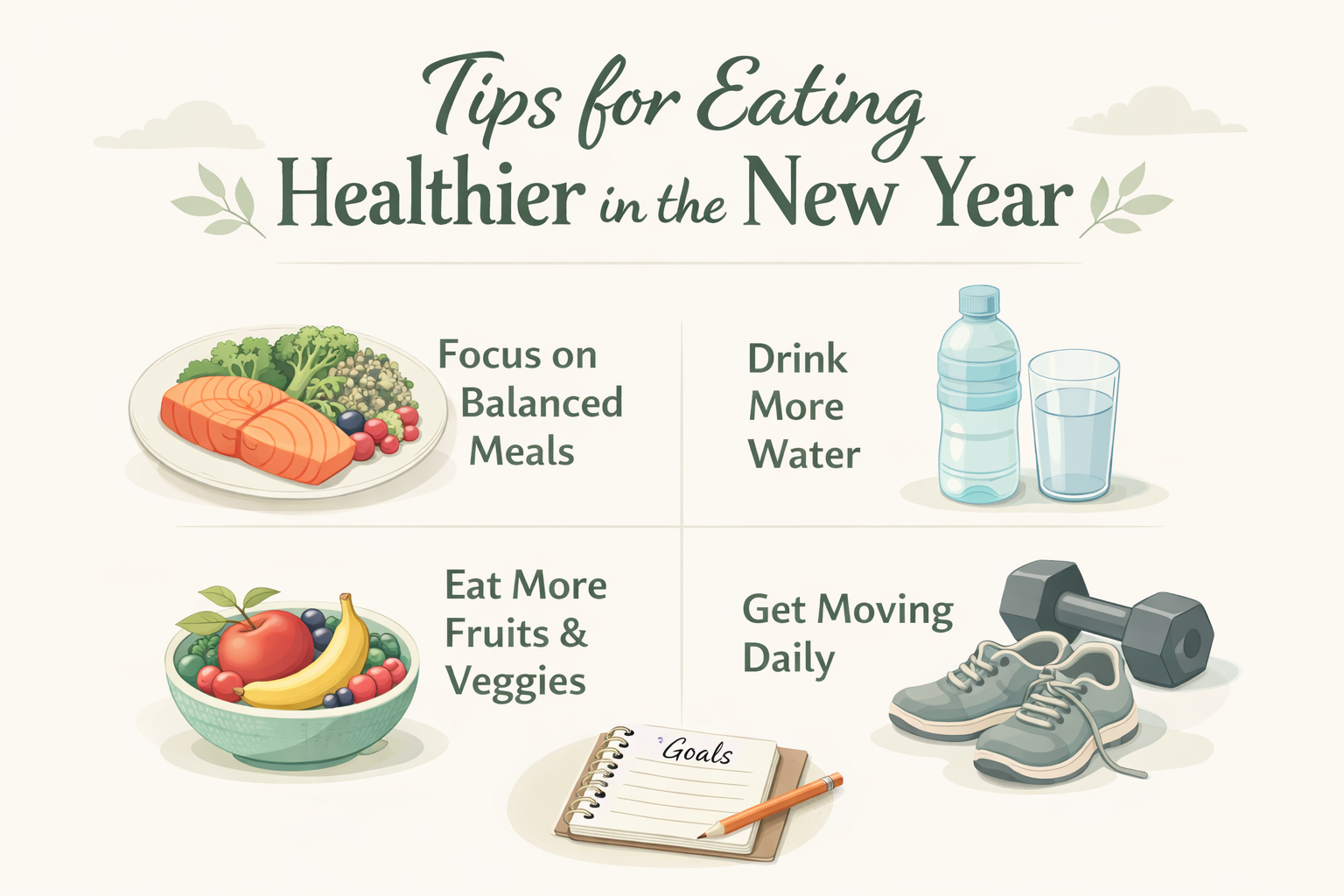 Healthy eating tips for the new year