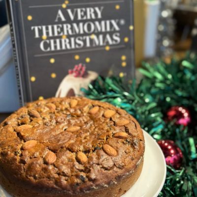 Thermomix Christmas cake and book