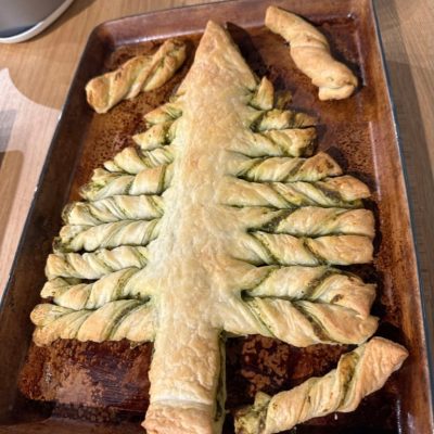 Christmas pesto tree Thermomix