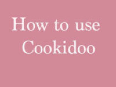 How to use Cookidoo